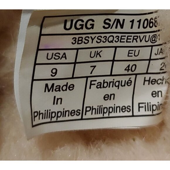 UGG Ansley Chestnut Suede Moccasin Slippers House Shoes Shearling lined Womens 9 - Picture 10 of 12